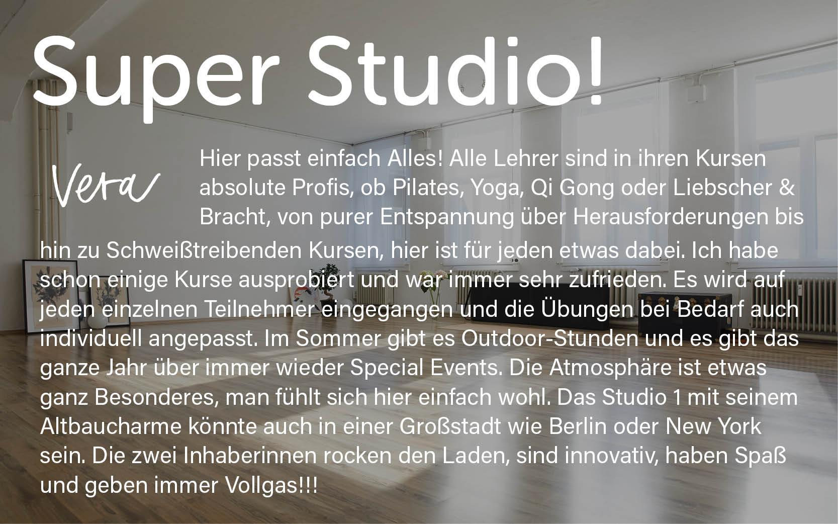 Zum ersten Mal im Studio 1 – alle wichtigen Info’s hier