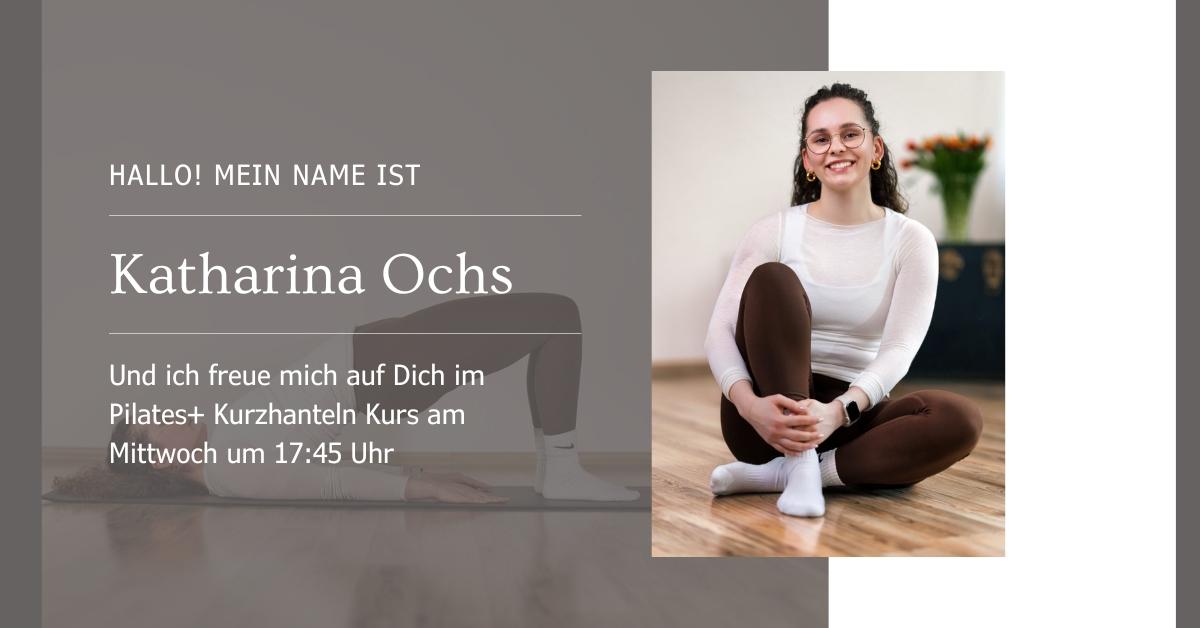 Katharina Ochs, Pilates Trainerin im Pilates & Yoga Studio 1 in Pforzheim