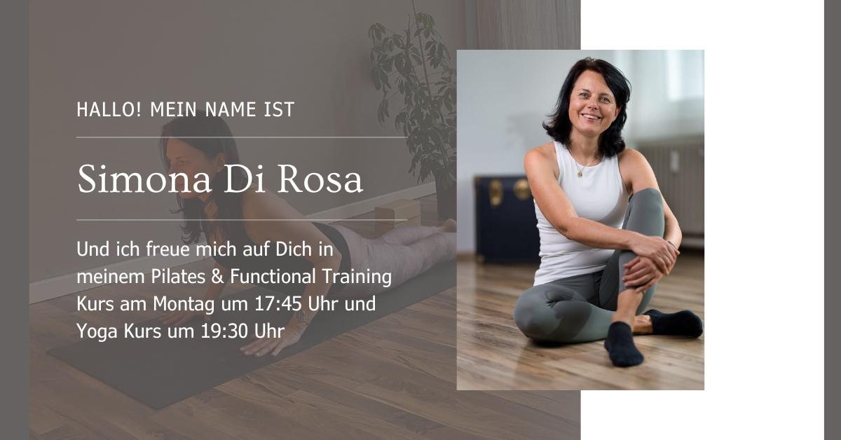 Simona Di Rosa, Pilates und Yoga Trainerin im Studio 1 in Pforzheim