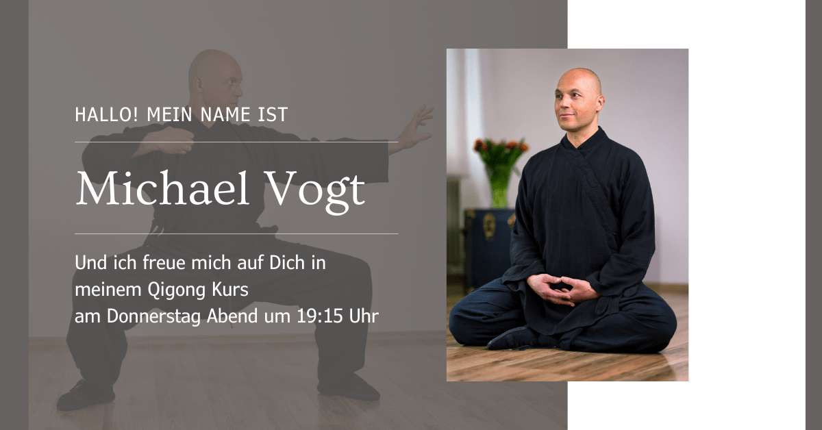 Michael Vogt, Qigong Lehrer im Studio 1 in Pforzheim